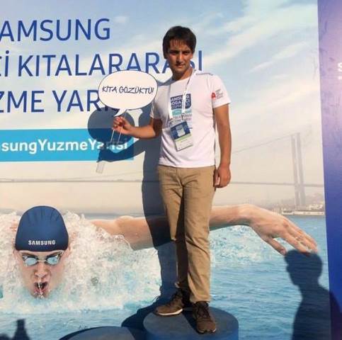 Melih ALMA “28. Samsung Boğaziçi Kıtalararası Yüzme Yarışı”na katıldı.